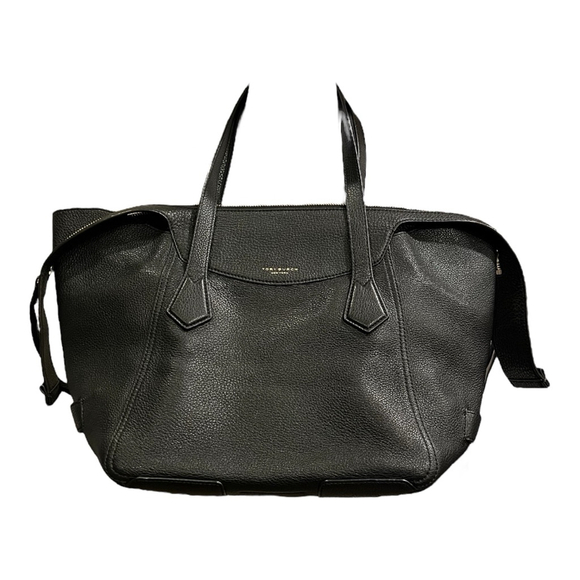 Tory Burch Black Perry satchel Leather‎ Tote Bag - Picture 1 of 16